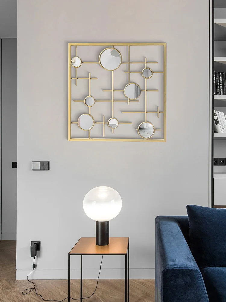 European-style round decor mirror wall - 3,600.00 ZAR