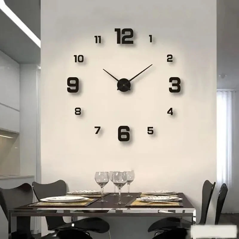 Creative Frameless DIY Wall Clock  - 300.00 ZAR