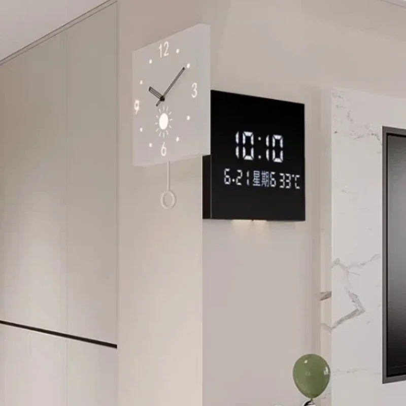 Electronic Desk Silent Interior Digital Wall Clock  - 1,897.00 ZAR