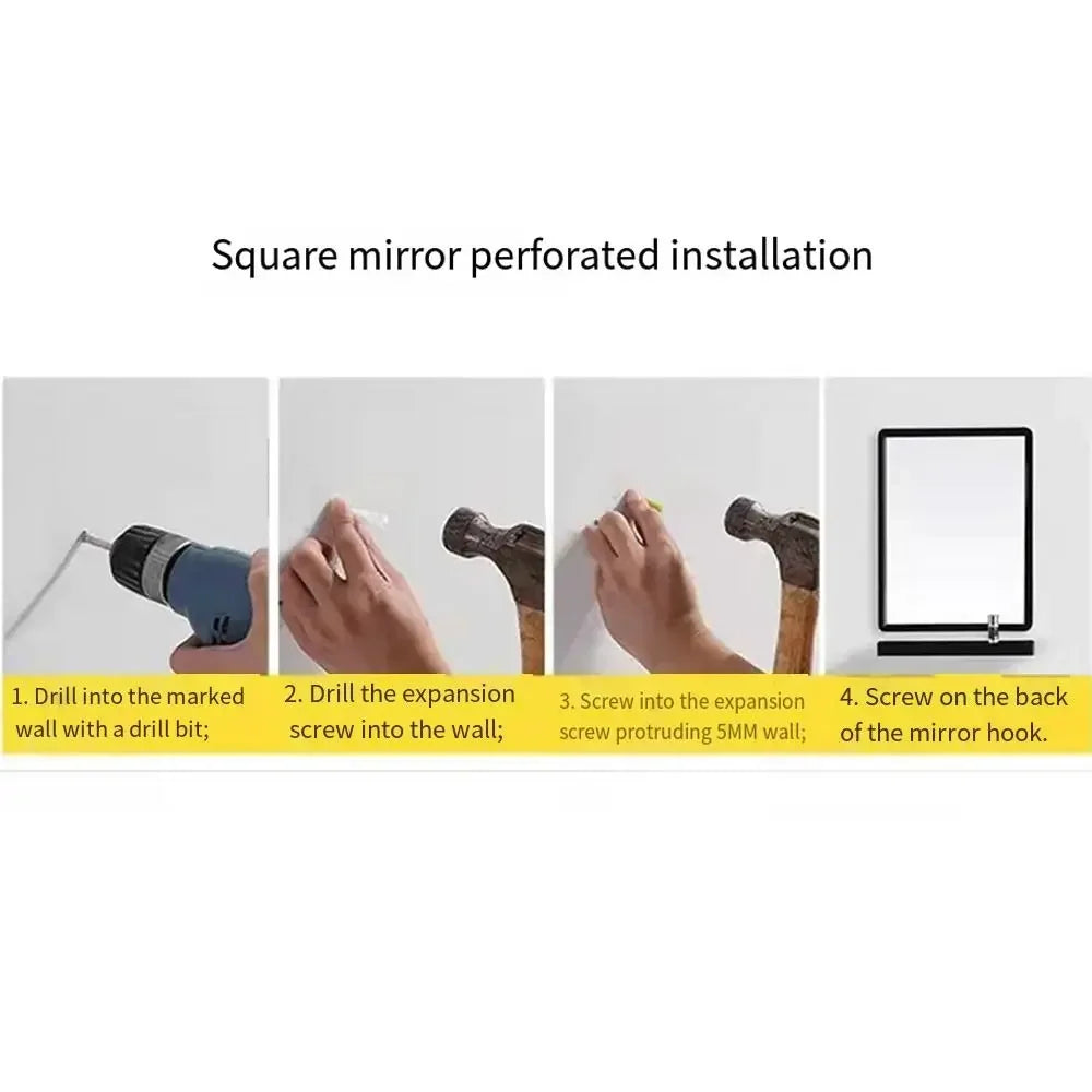 Rectangle Wall Hanging Mirror Metal Framed - 1,300.00 ZAR