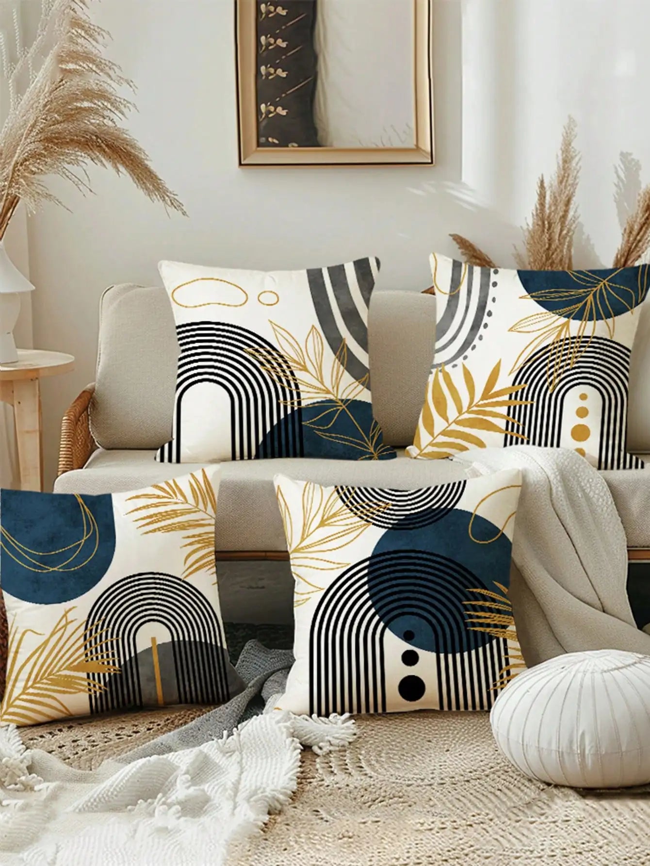 4PCS Geometric Abstract Cushion Cover 45x45CM - 480.00 ZAR