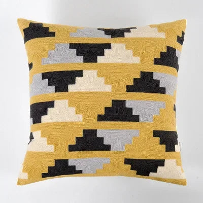 Home Decor Cushion Cover Yellow Grey/White  - 400.00 ZAR