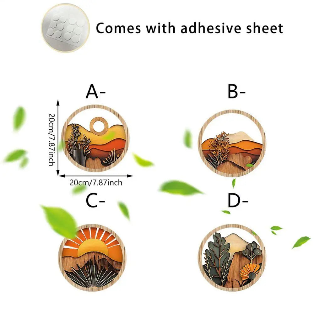 4pcs Bohemian Wall Art Decor - 600.00 ZAR