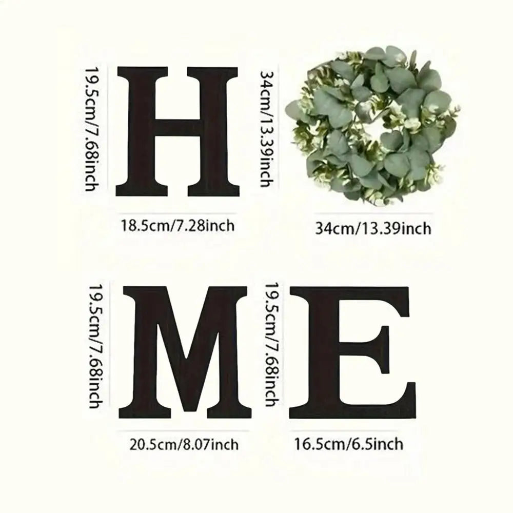 Home Letter Wall Sign Wooden  - 350.00 ZAR