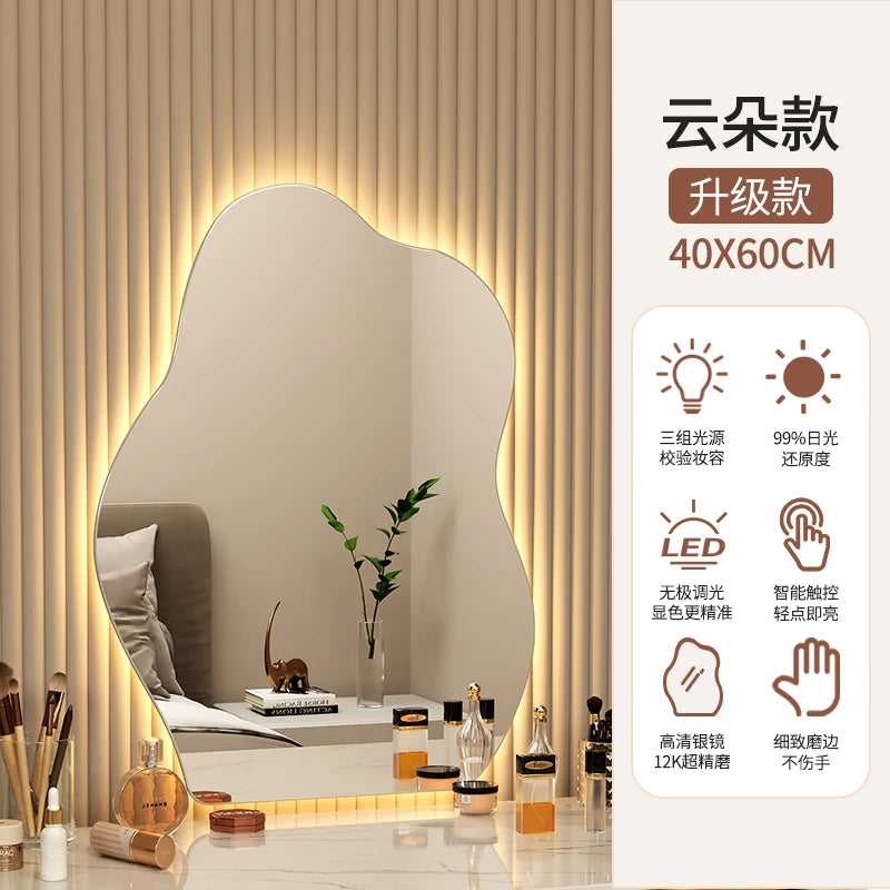 Wavy Wall Mirror,Vanity Aesthetic Large Size Mirror  - 2,950.00 ZAR