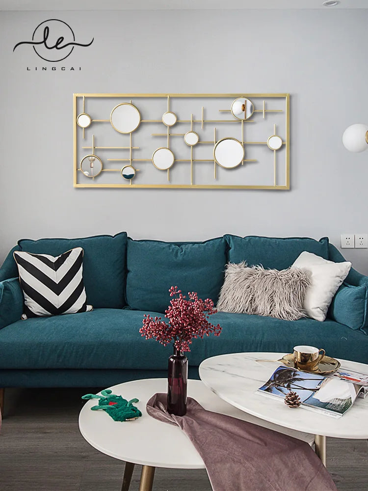 European-style round decor mirror wall - 3,600.00 ZAR