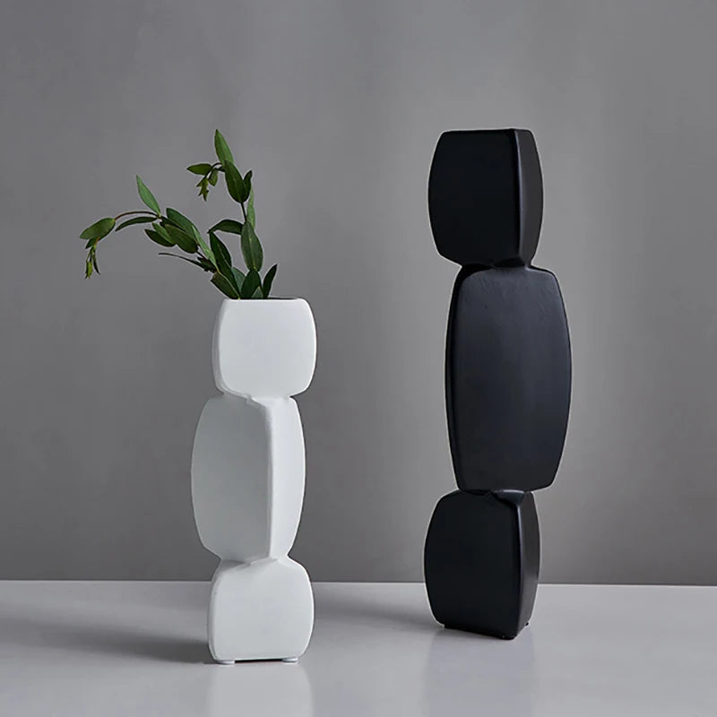 Modern Decor Black Vase Art Ornaments - 800.00 ZAR