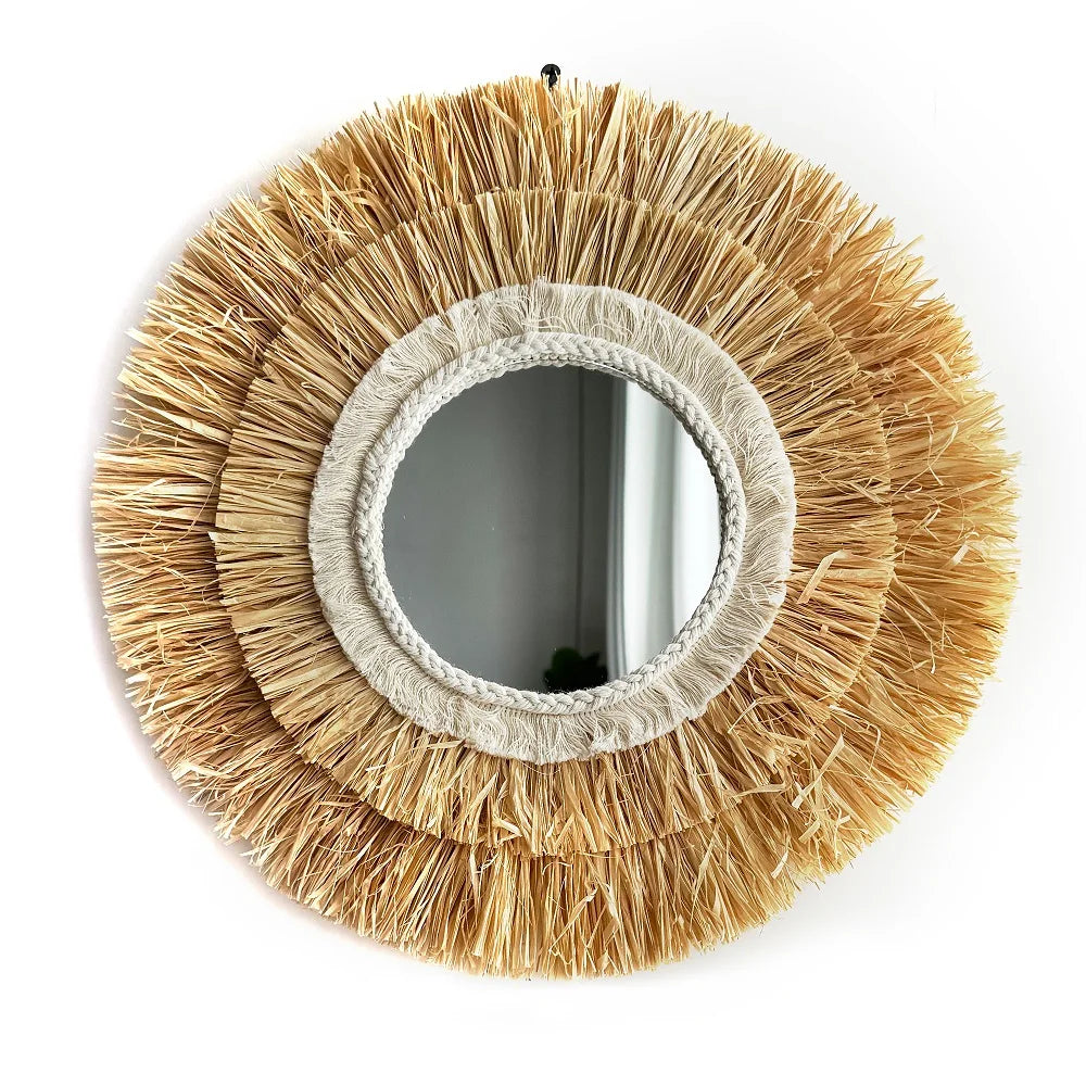 Round Hanging Wall Mirror  - 382.00 ZAR