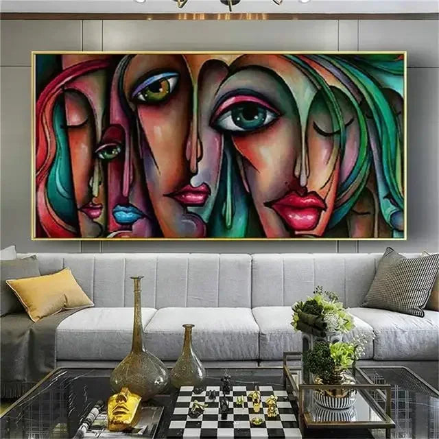 Hand Painted Picasso Wall Art - 800.00 ZAR