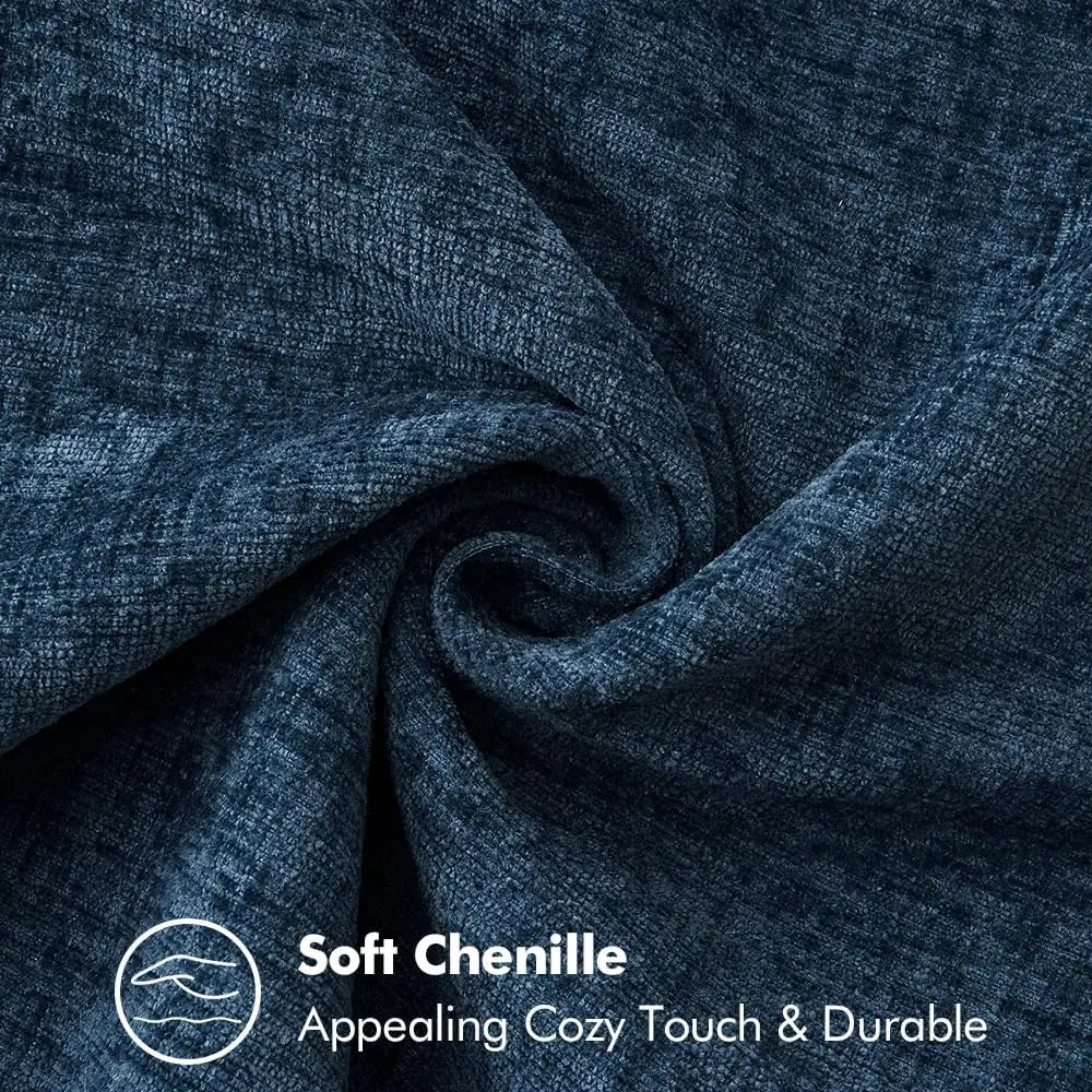 Blue Chenille Cushions Covers - 370.00 ZAR