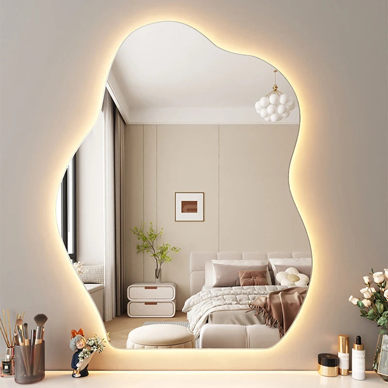 Wavy Wall Mirror,Vanity Aesthetic Large Size Mirror  - 2,950.00 ZAR