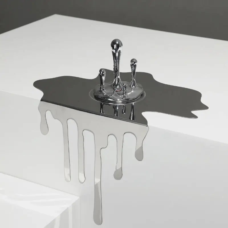 Modern stainless steel water drop reflection decor - 1,800.00 ZAR