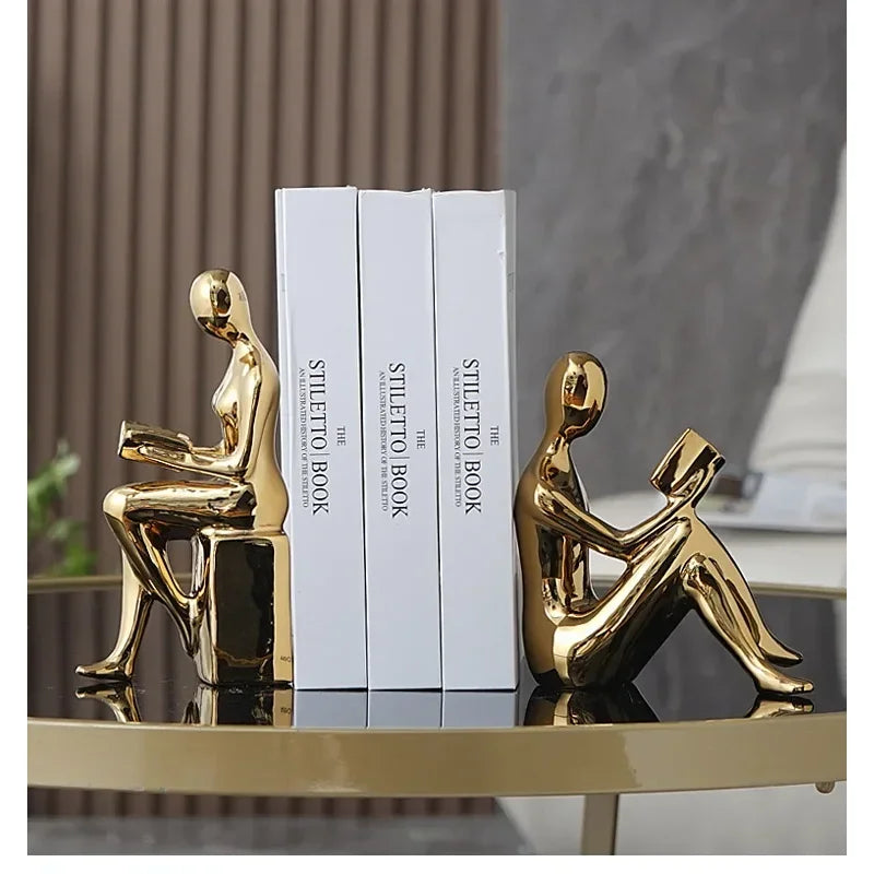 Luxury Modern Bookcase Character Ornaments - 1,280.00 ZAR