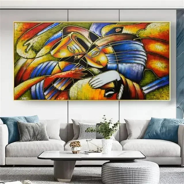 Hand Painted Picasso Wall Art - 800.00 ZAR