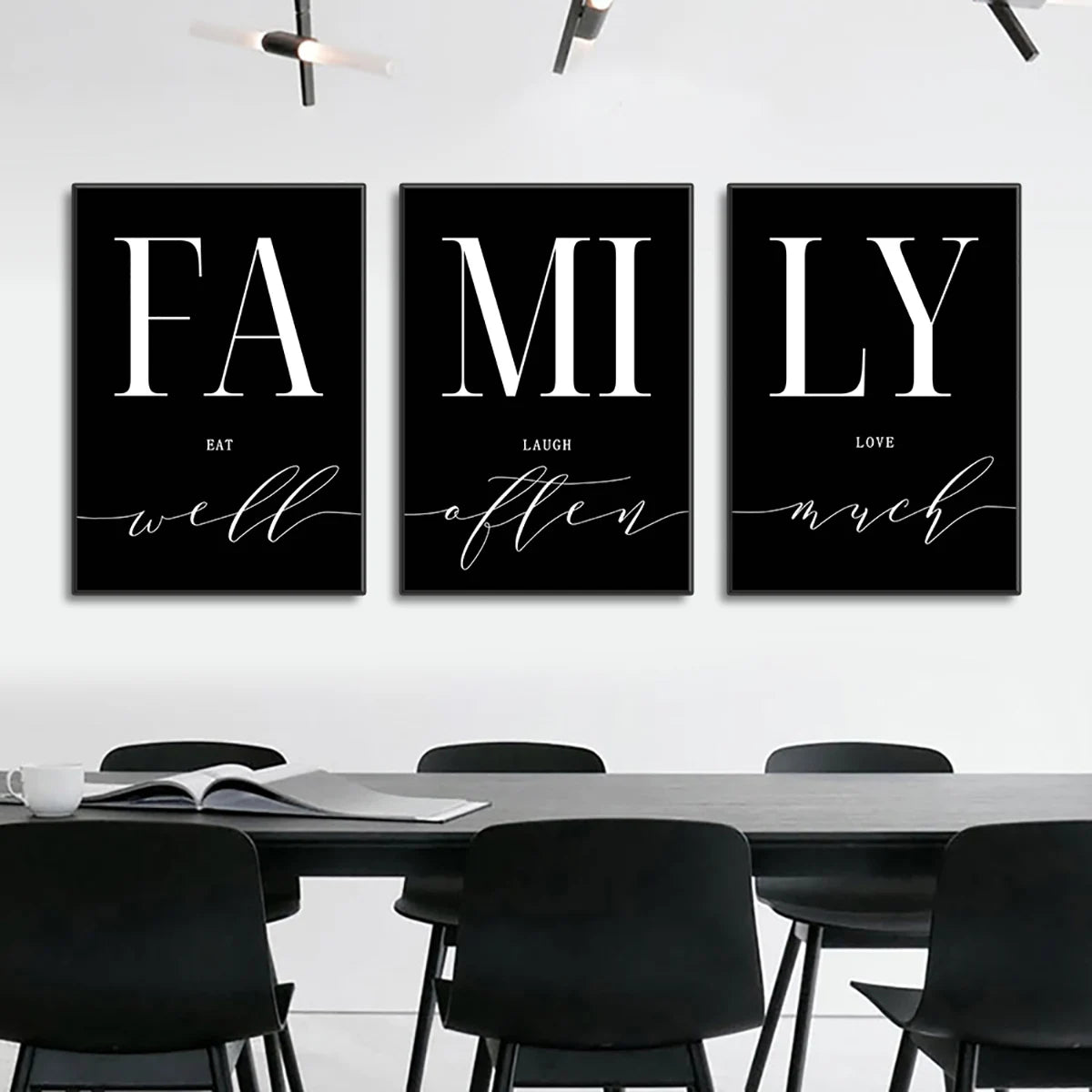 3pcs Poster Wall Art Family Canvas - 500.00 ZAR