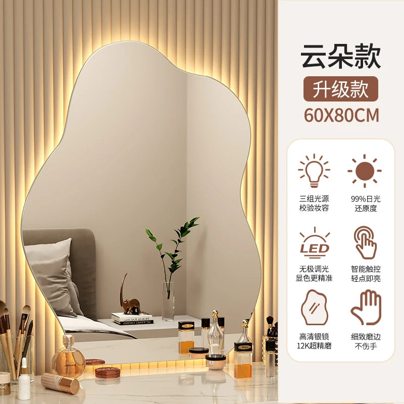 Wavy Wall Mirror,Vanity Aesthetic Large Size Mirror  - 2,950.00 ZAR