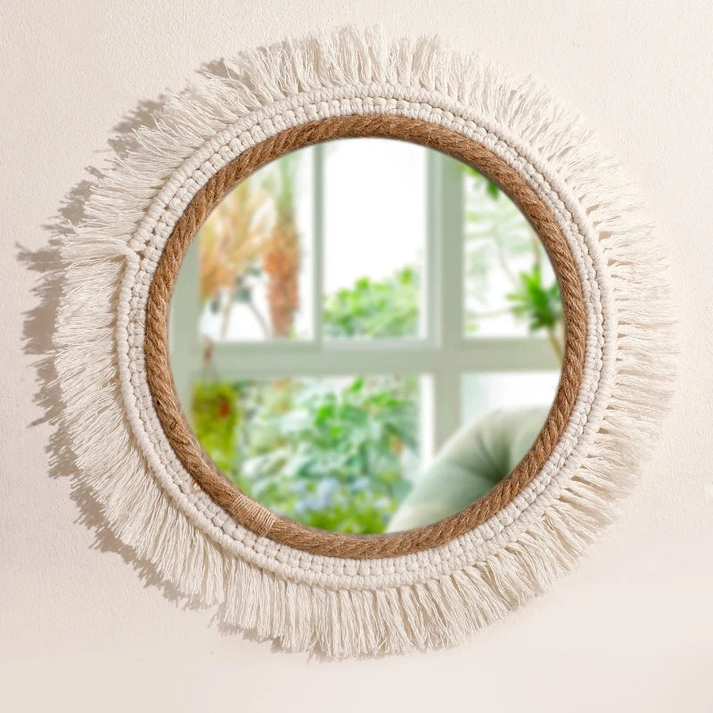 Handmade Woven Wall Mounted Mirror -900.00 ZAR