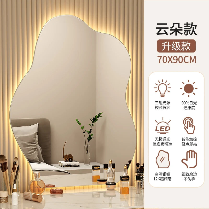 Wavy Wall Mirror,Vanity Aesthetic Large Size Mirror  - 2,950.00 ZAR