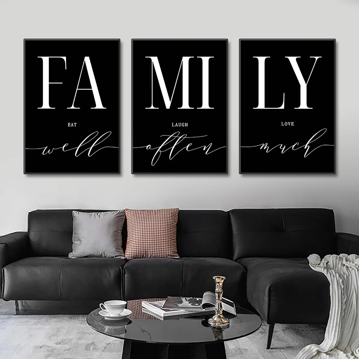 3pcs Poster Wall Art Family Canvas - 500.00 ZAR