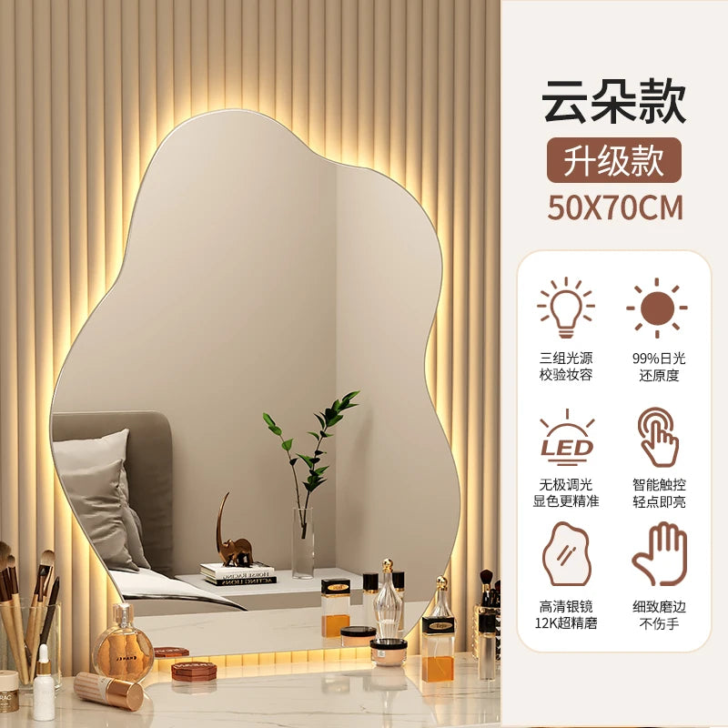 Wavy Wall Mirror,Vanity Aesthetic Large Size Mirror  - 2,950.00 ZAR