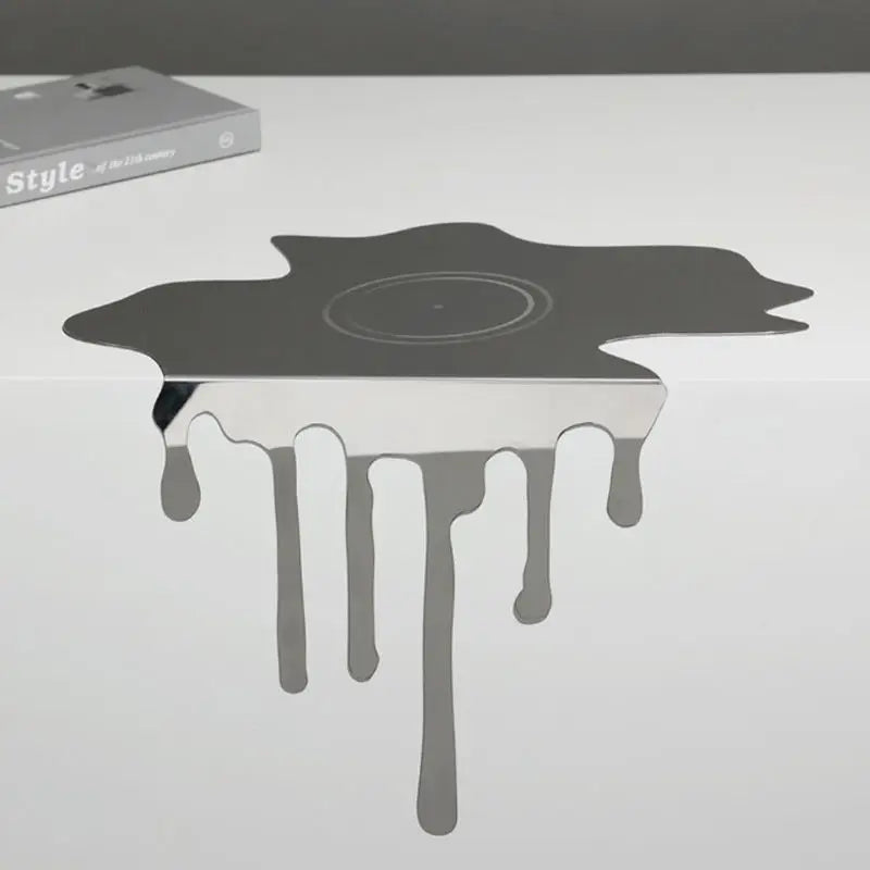 Modern stainless steel water drop reflection decor - 1,800.00 ZAR