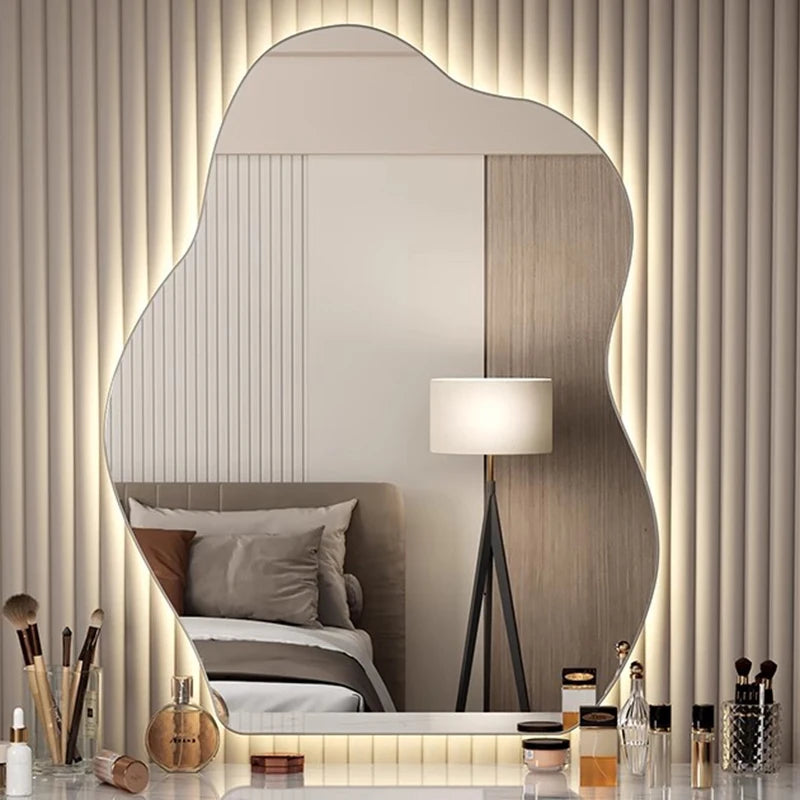 Wavy Wall Mirror,Vanity Aesthetic Large Size Mirror  - 2,950.00 ZAR