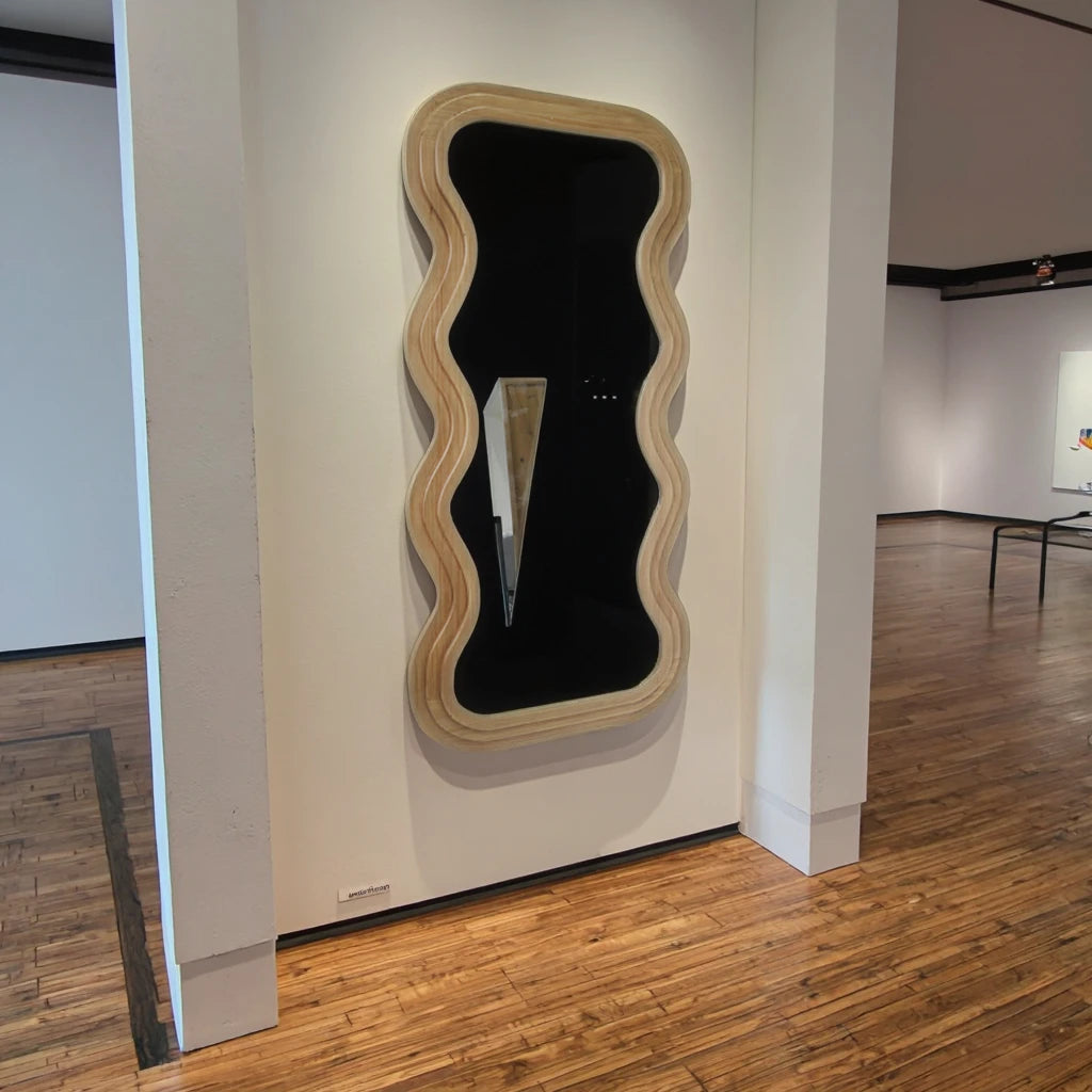 Farmhouse Wooden Wall Mirror - 2,400.00 ZAR