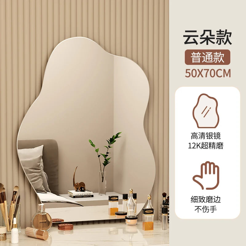 Wavy Wall Mirror,Vanity Aesthetic Large Size Mirror  - 2,950.00 ZAR