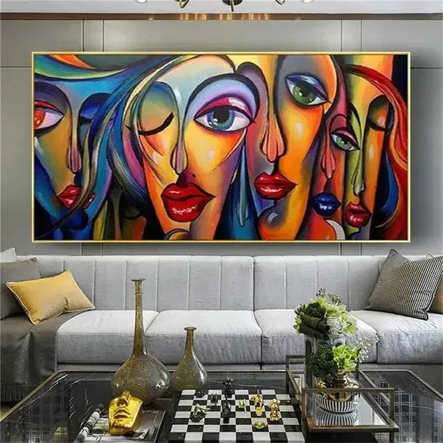 Hand Painted Picasso Wall Art - 800.00 ZAR