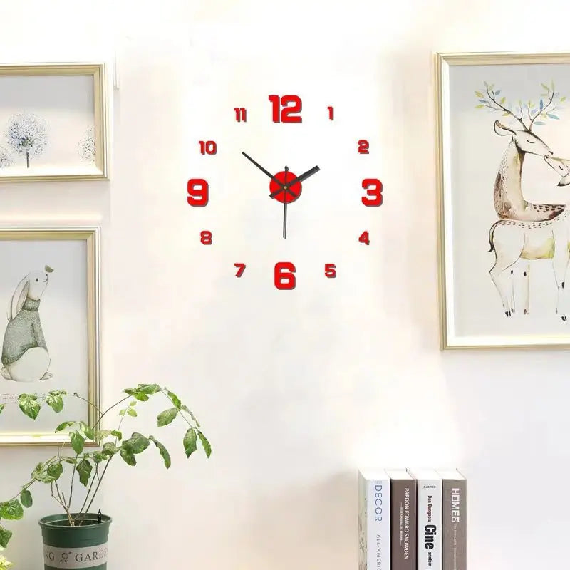 Creative Frameless DIY Wall Clock  - 300.00 ZAR