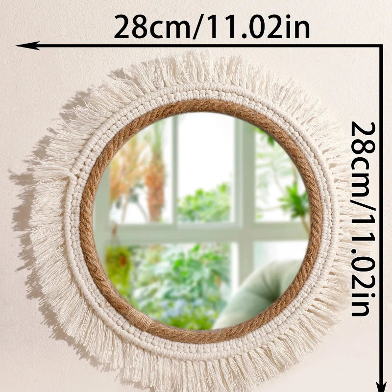 Handmade Woven Wall Mounted Mirror -900.00 ZAR