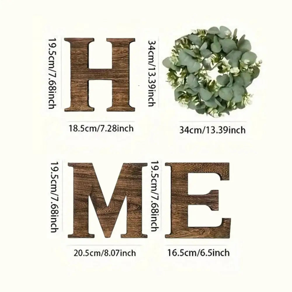 Home Letter Wall Sign Wooden  - 350.00 ZAR