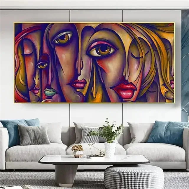 Hand Painted Picasso Wall Art - 800.00 ZAR