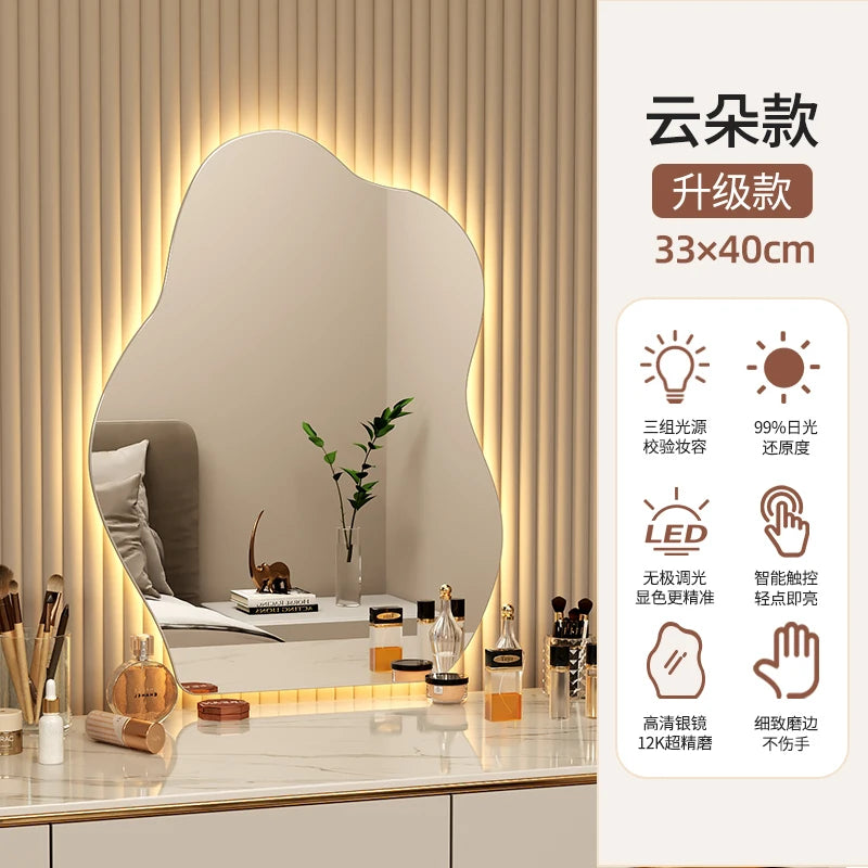 Wavy Wall Mirror,Vanity Aesthetic Large Size Mirror  - 2,950.00 ZAR