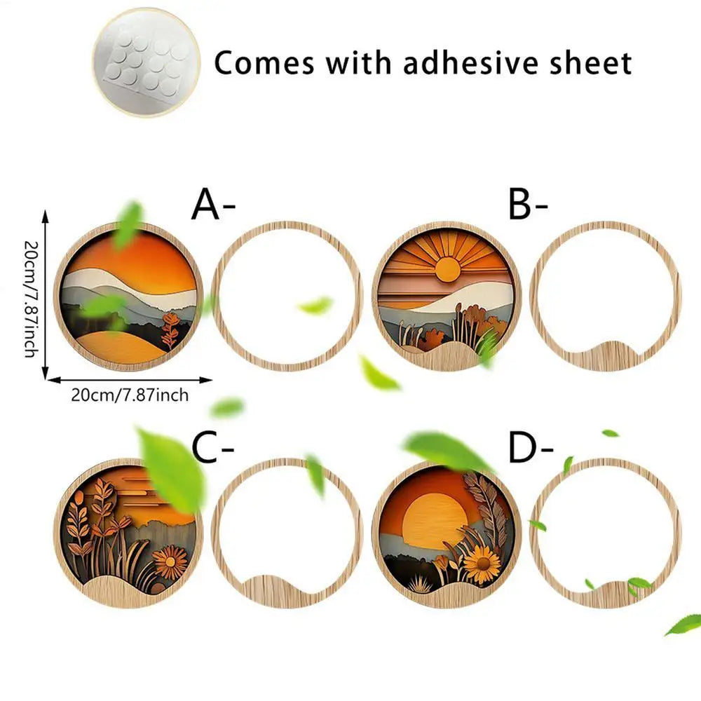 4pcs Bohemian Wall Art Decor - 600.00 ZAR