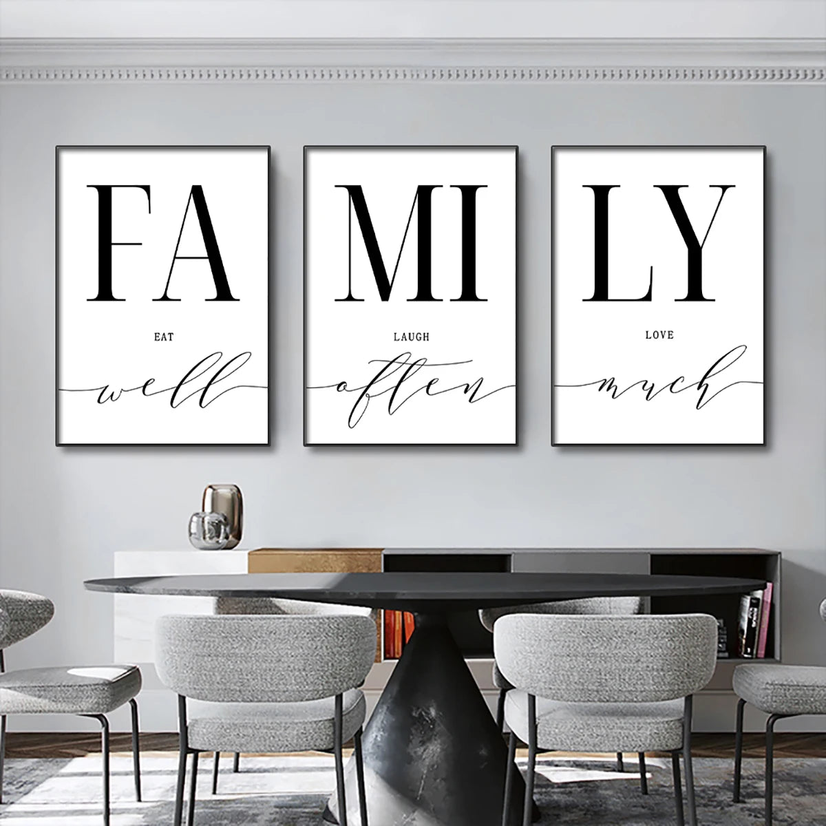 3pcs Poster Wall Art Family Canvas - 500.00 ZAR