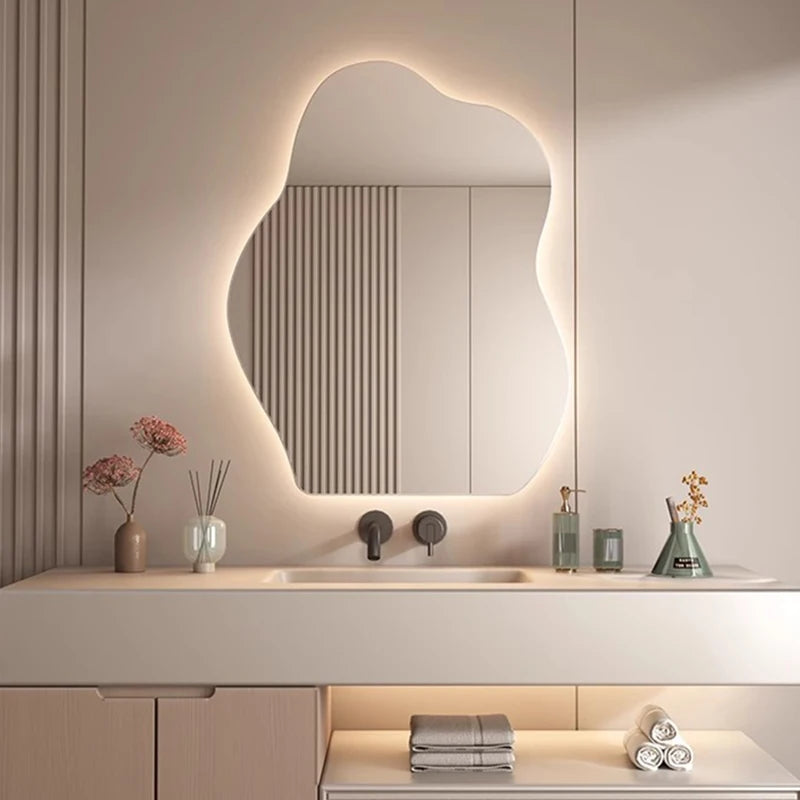 Wavy Wall Mirror,Vanity Aesthetic Large Size Mirror  - 2,950.00 ZAR