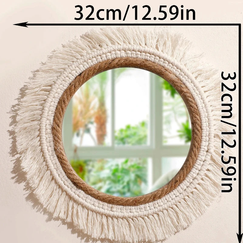 Handmade Woven Wall Mounted Mirror -900.00 ZAR