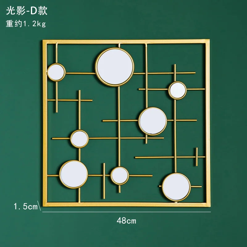 European-style round decor mirror wall - 3,600.00 ZAR